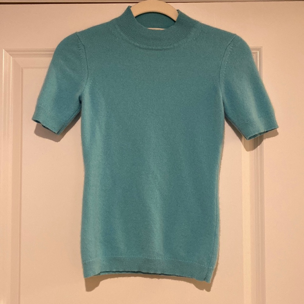 Diane von Furstenberg Mock Neck Cashmere Sweater